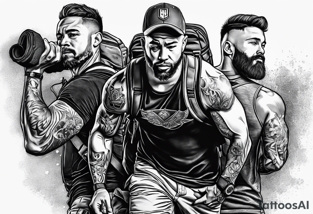 Rucking, brotherhood, fitness, GrowRuck tattoo idea