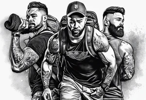 Rucking, brotherhood, fitness, GrowRuck tattoo idea