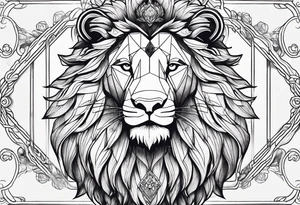 tall Raven chest facing out tattoo idea