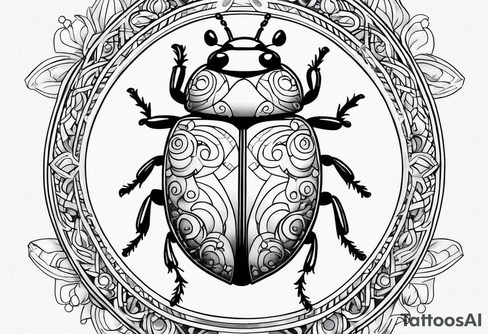 Ladybug tattoo idea