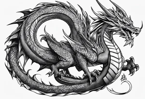 Slifer the sky dragon tattoo idea