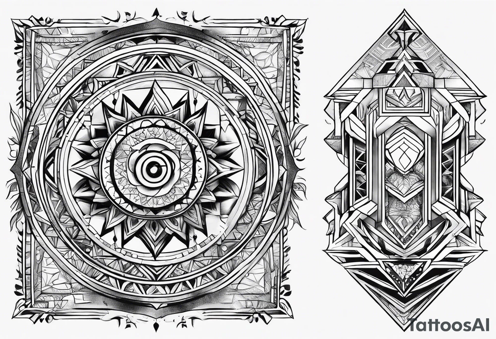 Merged name for Gautam Poorva Garv tattoo idea