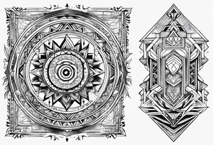 Merged name for Gautam Poorva Garv tattoo idea