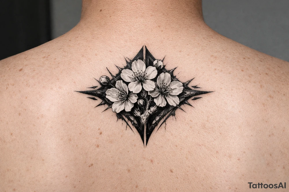 Cherry blossoms tattoo idea