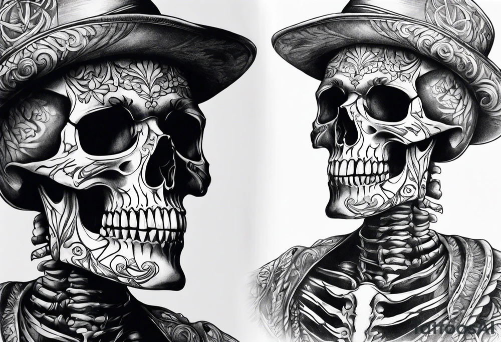Skeleton tattoo idea