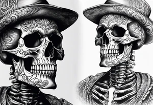 Skeleton tattoo idea