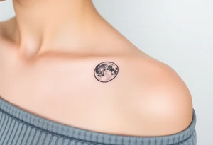 The moon tattoo idea