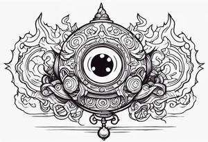 Dungeons and dragons beholder tattoo idea