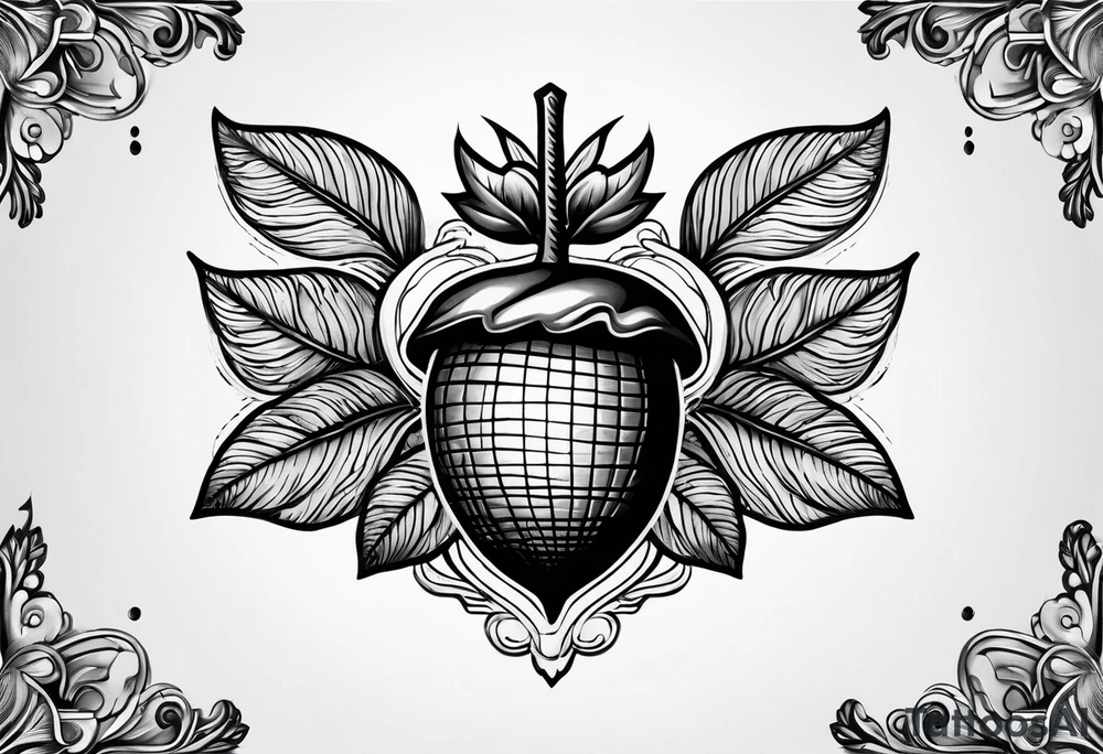 Acorn tattoo idea