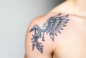Bringer of light with a small L attached tattoo idea