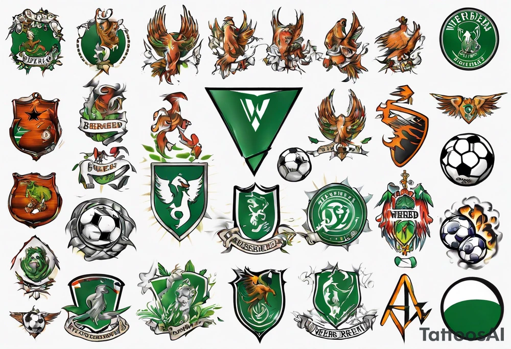 werder bremen fußball, tattoo idea