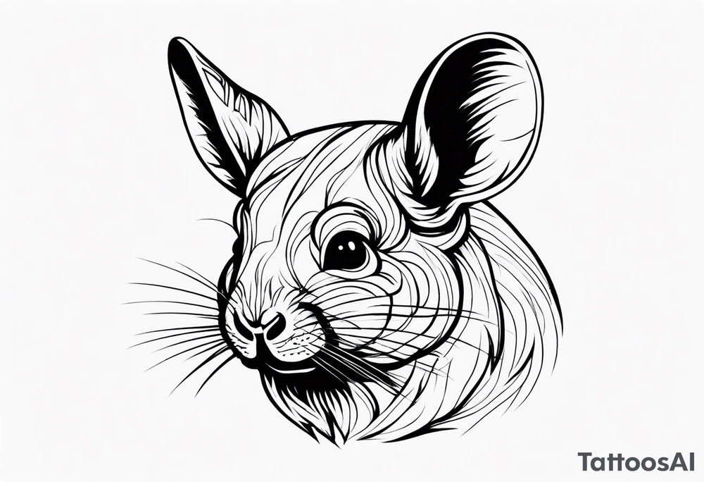 Chinchilla tattoo idea