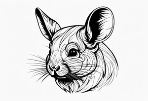 Chinchilla tattoo idea