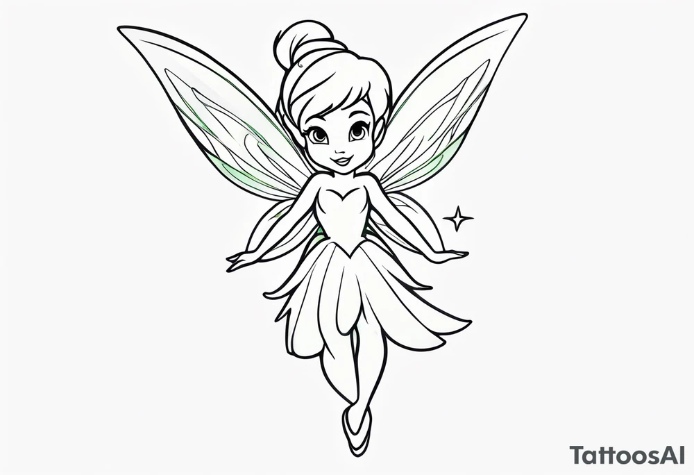 Tinker Bell tattoo idea