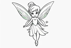 Tinker Bell tattoo idea