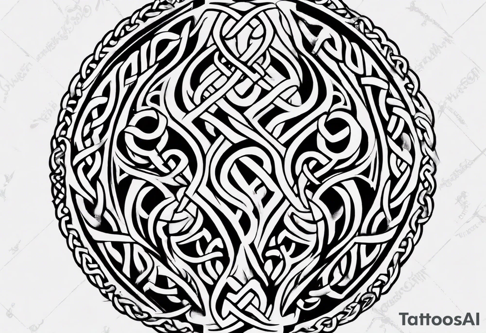 Silver Fern, Celtic knots tattoo idea