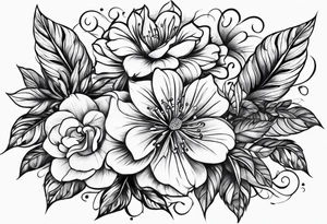 Merrissa, Kaylee, Bryce, Caitlynn tattoo idea