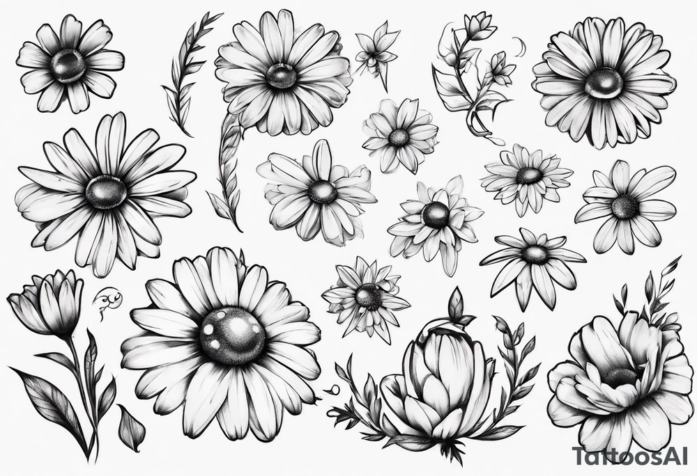 Daisy tattoo idea