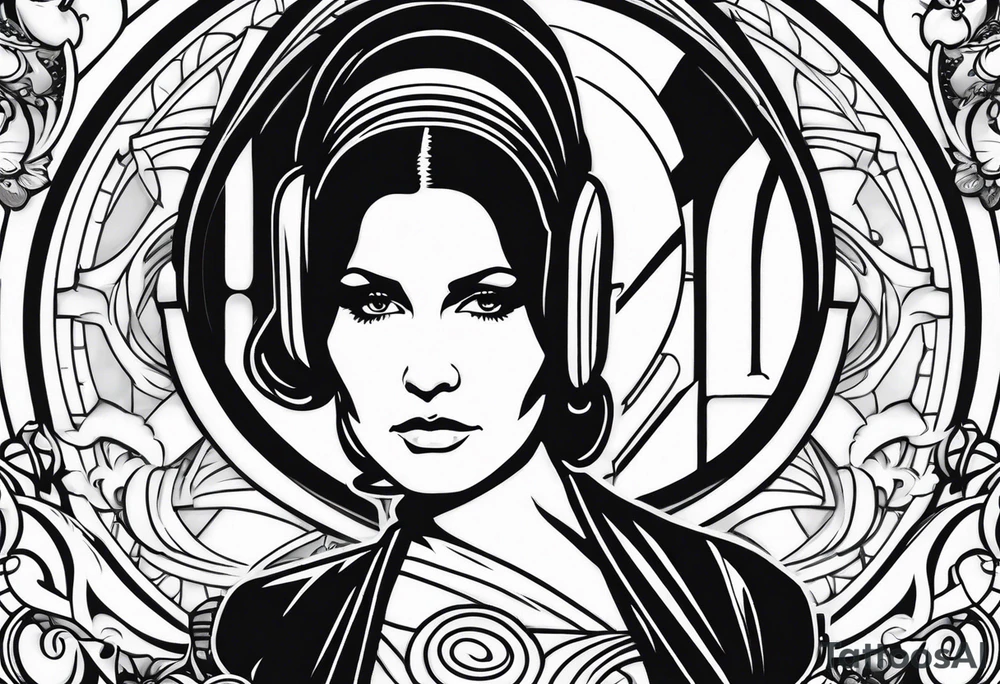 Star wars Leia leadership  no face tattoo idea