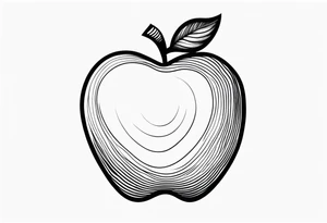 Apple, “Apple of my eye”, dad tattoo idea