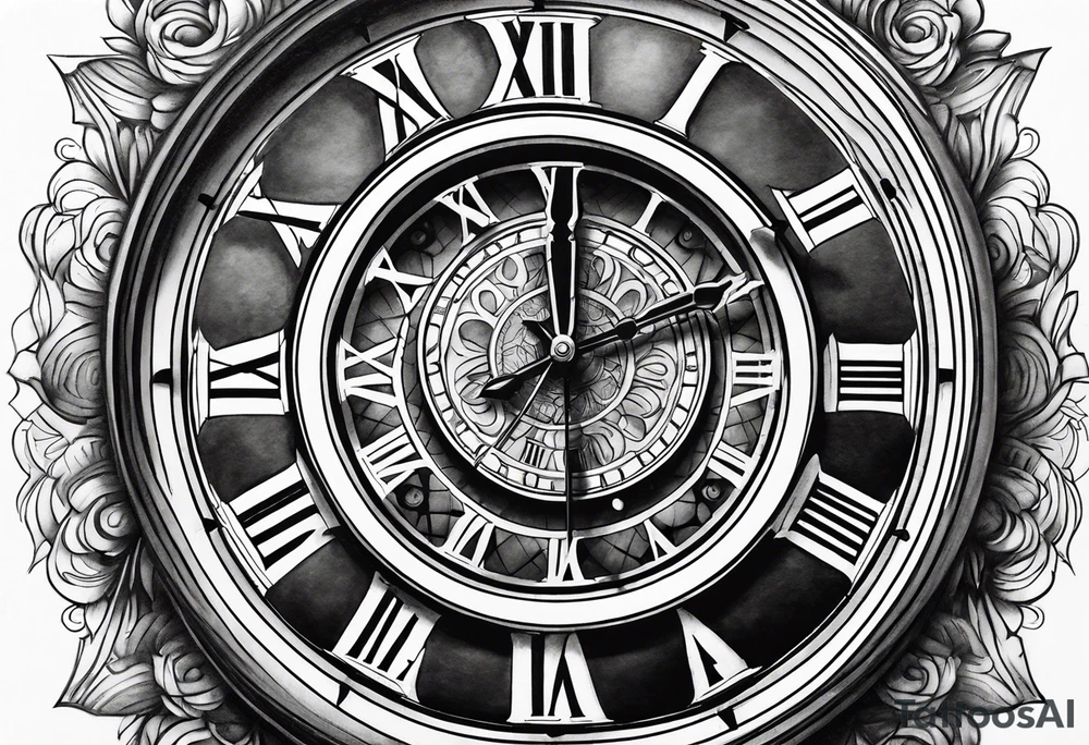 Clock tattoo idea