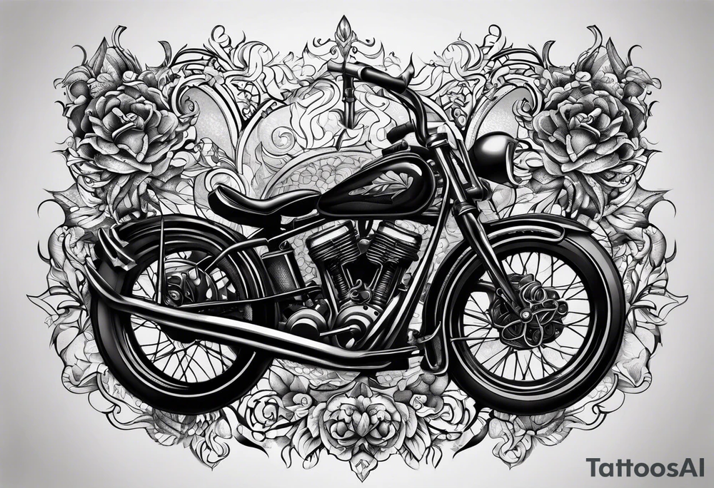 Bicycle gear tattoo idea