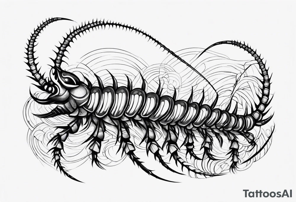 centipede tattoo idea