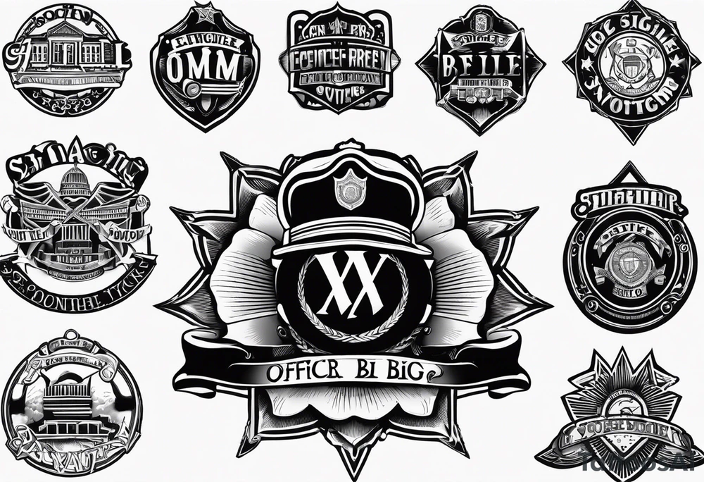 Officer Big Dick tattoo idea