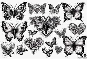 Heart 
butterflies
Layla Jones
4-ever and always tattoo idea