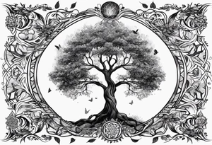 tree of life season tattoo idea