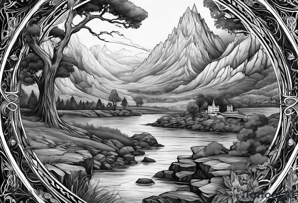 Lord of the rings tattoo idea