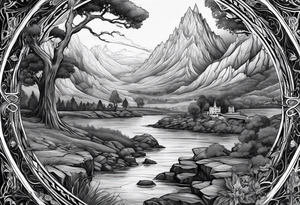 Lord of the rings tattoo idea