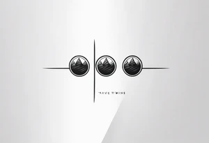 small symbol for male twins on ankles tattoo idea