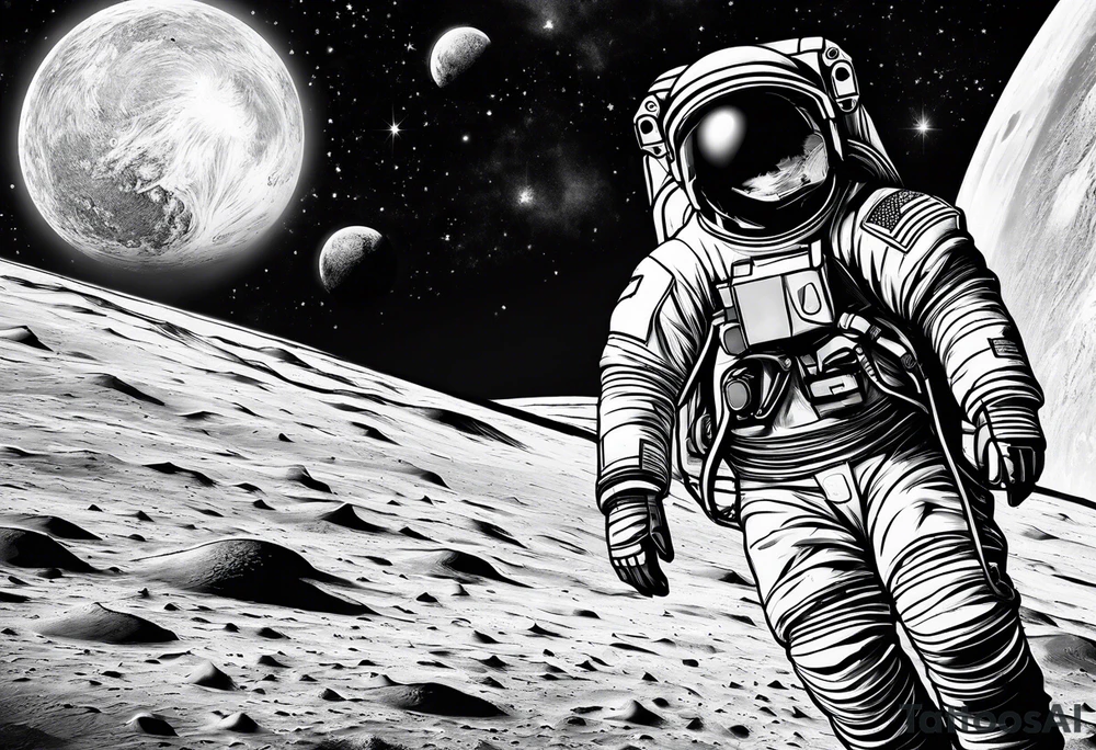 Nasa photos tattoo idea