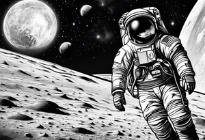 Nasa photos tattoo idea