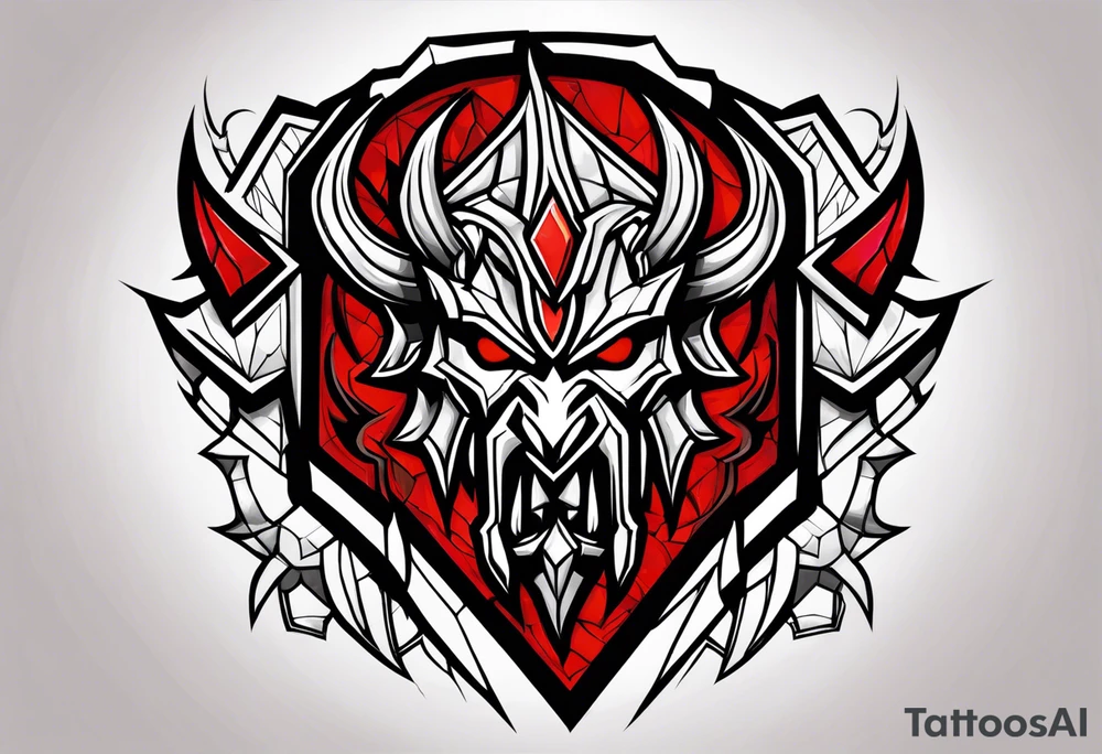 Horde logo world of warcraft tattoo idea