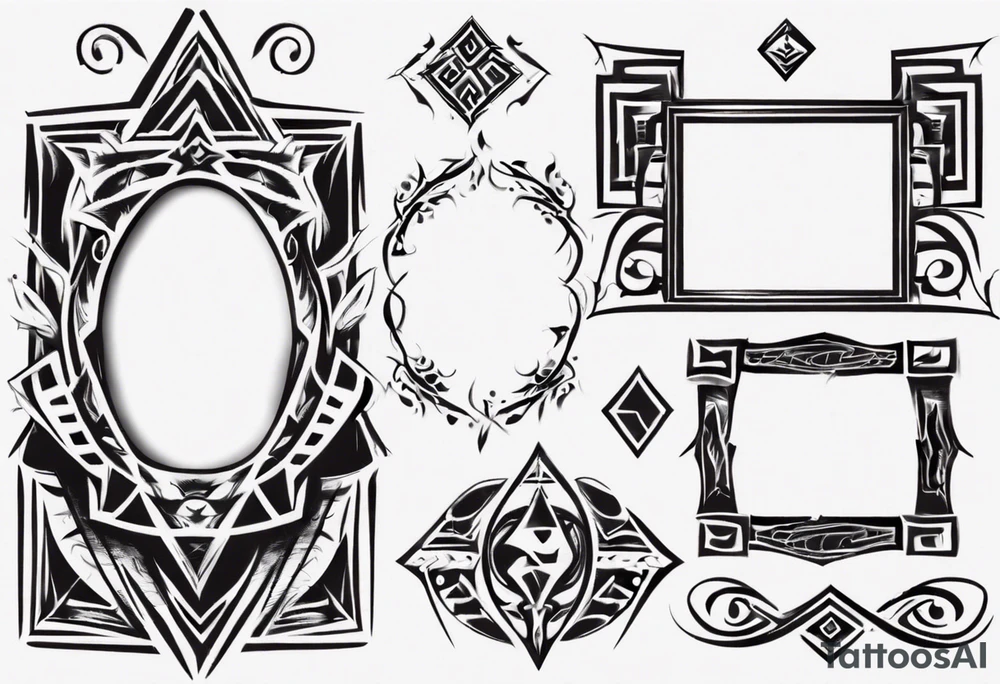 pictures frame tattoo idea