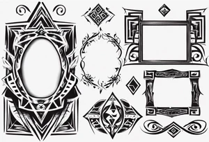 pictures frame tattoo idea