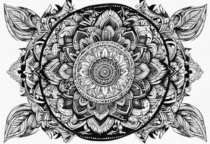 mandala, thunderbird,  heyoka tattoo idea
