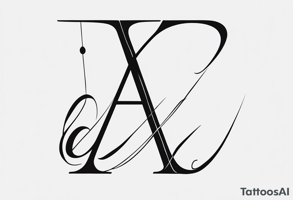 tattoo that includes the letters: A, K, E, O tattoo idea