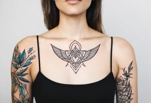 horizontal tattoo idea