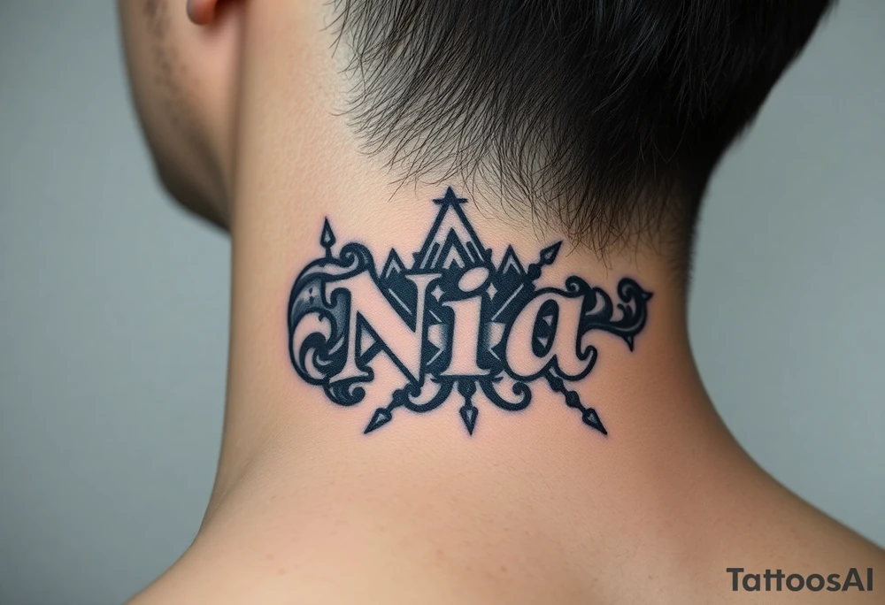 name Nia with dreamweaver tattoo idea