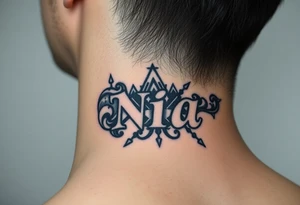 name Nia with dreamweaver tattoo idea