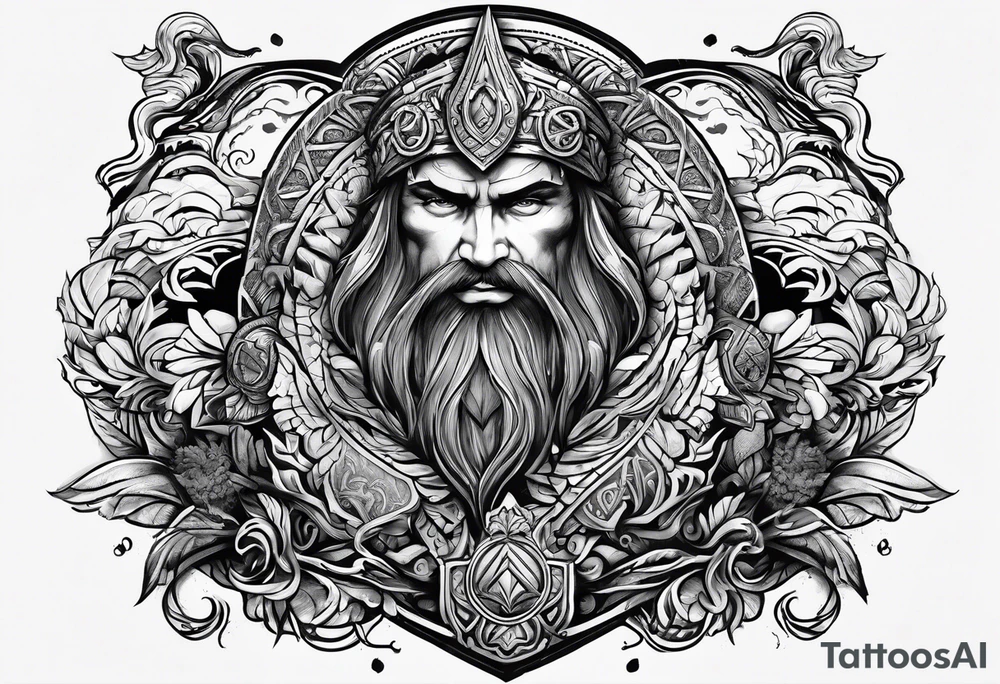 VICTORY OR VALHALLA tattoo idea