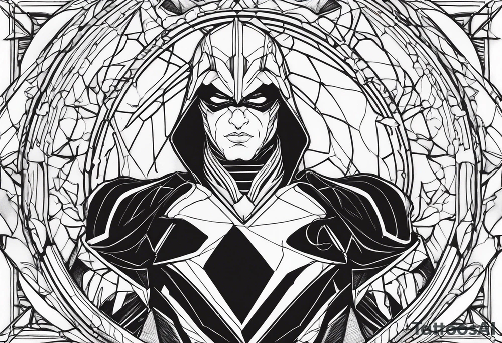 Quantum Hero
A hero with mastery over quantum physics confronts a reality-warping threat, their understanding of the quantum realm crucial.
The fabric of reality bends around them, their quantum insights shaping the battle. tattoo idea