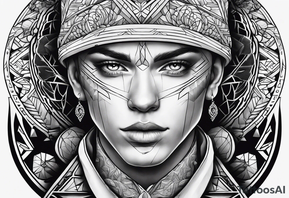 Create a tattoo of Jakob Inglebritzen’s face tattoo idea