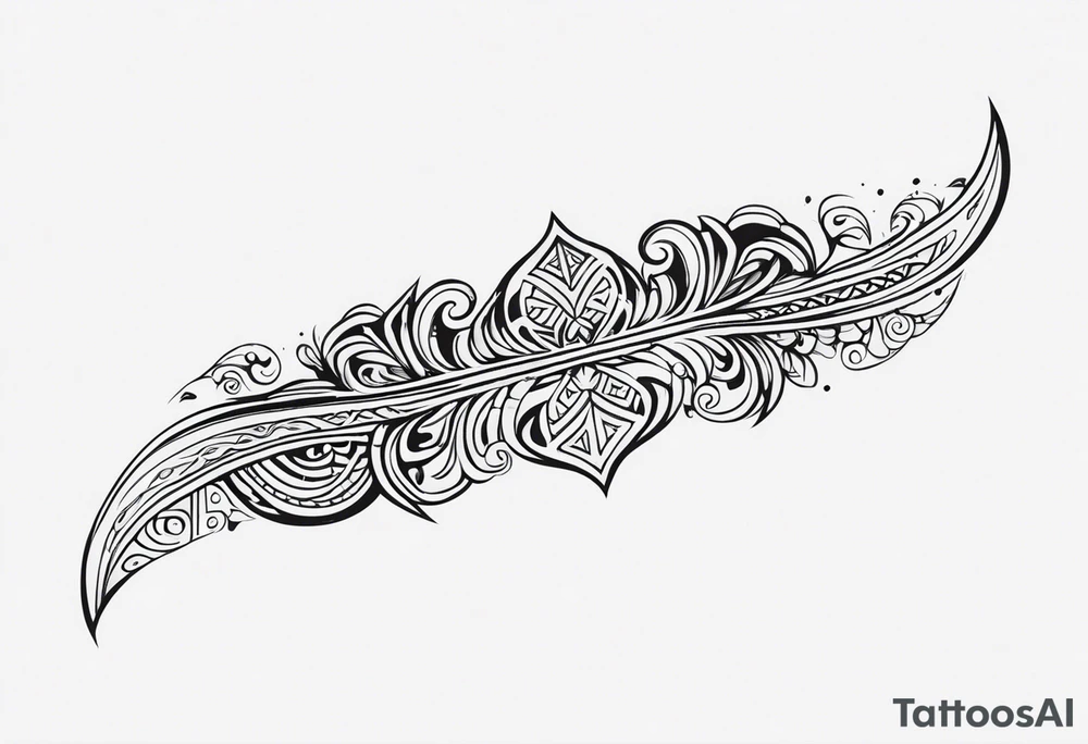 maori tribal  spine tattoo tattoo idea