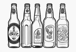BEER BOOTLE tattoo idea
