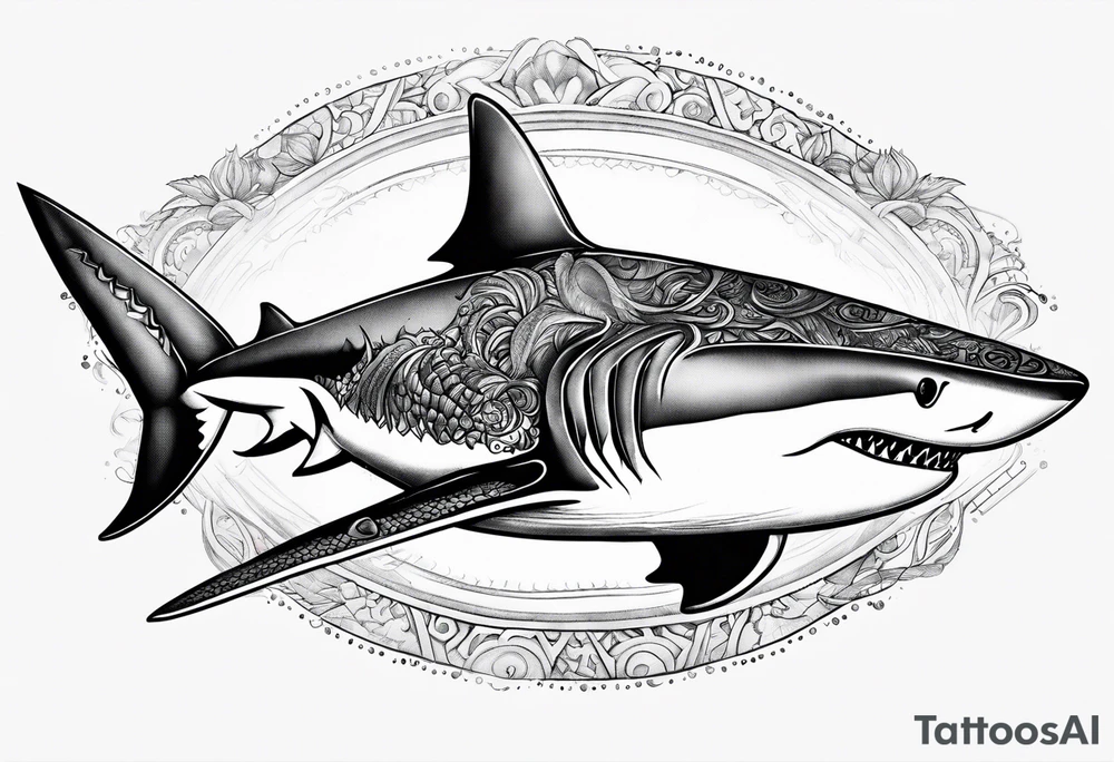 Shark tattoo idea
