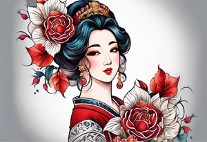 virgin design tattoo idea